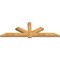 Ekena Millwork Kennewick Rough Sawn Timber Gable Bracket, Western Red Cedar, 96"W x 32"H x 4"D x 6"F, 8/12 Pitch GBW096X32X0406KEN00RWR - alternate 2